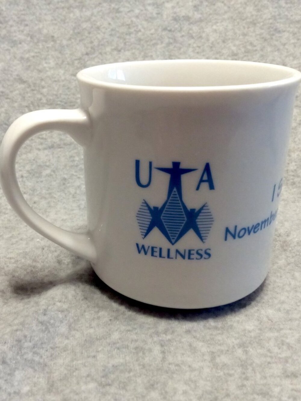 Collectible Coffee / Tea Mug: UTA Wellness "Add/Drop" Incentive 1995